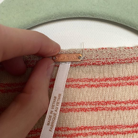 NWT Free People | Floral Applique Frida Tank | Racerback | XS | Extra Small - Picture 9 of 10